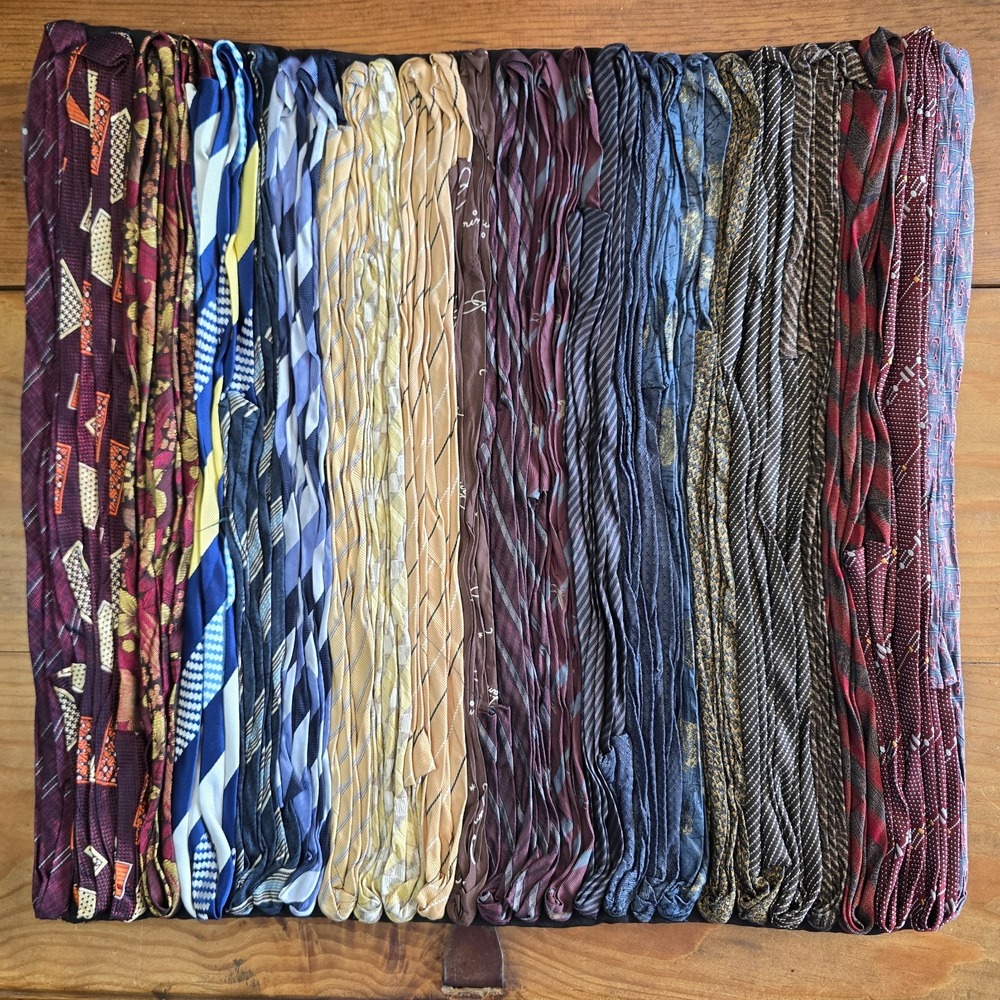 Vintage Dreamweavers Handmade Vintage Mens Necktie Pillow Cover Striped
